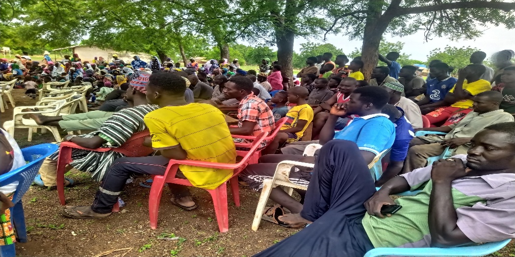Community gathering during the anti-human trafficking celebration